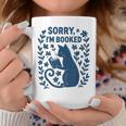 Sorry I'm Booked Cat Reading Book Boho Flowers Vintage Graphic Print Coffee Mug Unique Gifts Sorry I'm Booked Cat Reading Book Boho Flowers Vintage Graphic Print Coffee Mug Unique Gifts