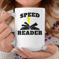 Speed Reader Book Lover Reading Graphic Print Coffee Mug Unique Gifts