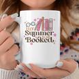 My Summer Is All Booked Retro Summer Book Lover Womens Girls Graphic Print Coffee Mug Unique Gifts