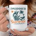 Summer Reading Books Lover I'm Booked For The Summer Graphic Print Coffee Mug Unique Gifts