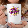 Super Mommy Comic Book Superhero Mother's Day Graphic Print Coffee Mug Unique Gifts