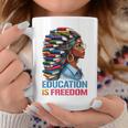History Education Is Freedom Books Black History Graphic Print Coffee Mug Unique Gifts History Education Is Freedom Books Black History Graphic Print Coffee Mug Unique Gifts