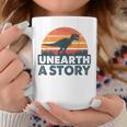 Unearth A Story Dinosaur Reader Book Lover 2026 Graphic Print Coffee Mug Unique Gifts