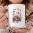 Unearth A Story Reading Book Flowers Summer Reading 2026 Graphic Print Coffee Mug Unique Gifts
