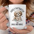 Vintage Easily Distracted By Dogs And Books Puppy Art Lover Graphic Print Coffee Mug Unique Gifts Vintage Easily Distracted By Dogs And Books Puppy Art Lover Graphic Print Coffee Mug Unique Gifts