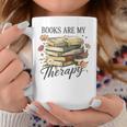 Vintage Floral Books Are My Therapy Book Lover Reading Graphic Print Coffee Mug Unique Gifts Vintage Floral Books Are My Therapy Book Lover Reading Graphic Print Coffee Mug Unique Gifts