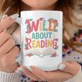 Wild About Reading Book Reading Library Writer Premium Tri-Blend Graphic Print Coffee Mug Unique Gifts