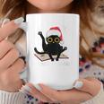 Witchy Book Lover Christmas Cat Reading Mystic Bookworm Graphic Print Coffee Mug Unique Gifts
