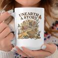 Women's Unearth A Story Summer Reading 2026 Flower Butterfly Book Graphic Print Coffee Mug Unique Gifts