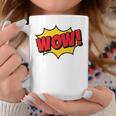 WOW Comic Book Cartoon Speech Bubble Pop Art Graphic Print Coffee Mug Unique Gifts WOW Comic Book Cartoon Speech Bubble Pop Art Graphic Print Coffee Mug Unique Gifts