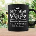 12 New Chapters 365 New Chances Book Reading 2026 New Year Graphic Print Coffee Mug Gifts ideas