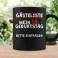 18th Birthday Guest List Guest Book Years T-Shirt Graphic Print Coffee Mug Gifts ideas