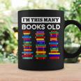 50th Birthday I'm This Many Books Old 50 Years Old Bookworm Graphic Print Coffee Mug Gifts ideas 50th Birthday I'm This Many Books Old 50 Years Old Bookworm Graphic Print Coffee Mug Gifts ideas