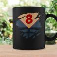 8th Birthday Comic Book Superhero Born In 2017 Graphic Print Coffee Mug Gifts ideas