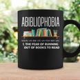 Abibliophobia Book Lover Avid Reader Bookworm Book Reader Graphic Print Coffee Mug Gifts ideas