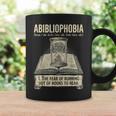 Abibliophobia Reading Bookworm Books Reader Graphic Print Coffee Mug Gifts ideas