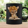 Adorable Fawn Reading Book Lover With Graphic Print Coffee Mug Gifts ideas Adorable Fawn Reading Book Lover With Graphic Print Coffee Mug Gifts ideas