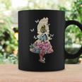 Alice In Wonderland Magical Garden Vintage Book Graphic Print Coffee Mug Gifts ideas
