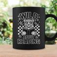 Animal Print Read A Book Character Kids Wild About Reading Graphic Print Coffee Mug Gifts ideas