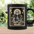 The Audiobook Girl Books Headphones Tarot Card Skeleton Graphic Print Coffee Mug Gifts ideas The Audiobook Girl Books Headphones Tarot Card Skeleton Graphic Print Coffee Mug Gifts ideas