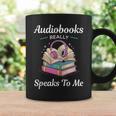 Audiobooks Listener Fun Tee Audio Book And Book Nerd Graphic Print Coffee Mug Gifts ideas