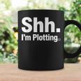 Author Novel Writer Book Lover Quote Shh I'm Plotting Graphic Print Coffee Mug Gifts ideas Author Novel Writer Book Lover Quote Shh I'm Plotting Graphic Print Coffee Mug Gifts ideas