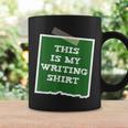 Author This Is My Writing Tee Novelist Story Book Writer Graphic Print Coffee Mug Gifts ideas