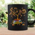 Avid Reader- Book Worm Floral Bird Graphic Print Coffee Mug Gifts ideas