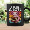 Axolotl Book Lover Librarian Reading Library Readers Graphic Print Coffee Mug Gifts ideas