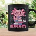 Axolotl Books Readsalotl Reading Bookworm Boys Girls Kids Graphic Print Coffee Mug Gifts ideas
