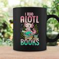 Axolotl Shirts For Girls Book Lover Cute I Read Alotl Books Graphic Print Coffee Mug Gifts ideas