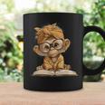 Baby Monkey Open Book Reading Animal Lover Graphic Portrait Graphic Print Coffee Mug Gifts ideas Baby Monkey Open Book Reading Animal Lover Graphic Portrait Graphic Print Coffee Mug Gifts ideas