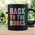 BACK TO THE BOOKS Happy First Day School Future Grads Graphic Print Coffee Mug Gifts ideas