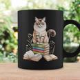 Balinese Cat Longhaired Siamese Books Flowers Book Reading Graphic Print Coffee Mug Gifts ideas Balinese Cat Longhaired Siamese Books Flowers Book Reading Graphic Print Coffee Mug Gifts ideas