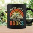 Ban The Fascists Save The Books Book Lover Worm Nerd Graphic Print Coffee Mug Gifts ideas