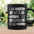 I Am With The Banned Books Reading Lovers Protest Book Bans Graphic Print Coffee Mug Gifts ideas I Am With The Banned Books Reading Lovers Protest Book Bans Graphic Print Coffee Mug Gifts ideas