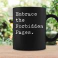 Banned Books Week Literacy Librarian Book Nerd Graphic Print Coffee Mug Gifts ideas