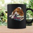 Basset Hound Books Dog Breed Graphic Graphic Print Coffee Mug Gifts ideas
