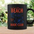 Beach Book Club Girl Summer Bookish Beach Day Librarian Graphic Print Coffee Mug Gifts ideas