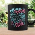 Beach Book Club Seashell Starfish Summer Vacation Hawaii Graphic Print Coffee Mug Gifts ideas