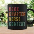 Book Chapter Verse Context Graphic Print Coffee Mug Gifts ideas Book Chapter Verse Context Graphic Print Coffee Mug Gifts ideas