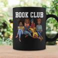 Book Club African American Bookworm Women Girl Reading Graphic Print Coffee Mug Gifts ideas