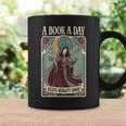 A Book a Day Keeps Reality Away Fairy Reading Tarot Card Graphic Print Coffee Mug Gifts ideas