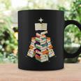 Book Lover Bookworm Librarian Merry Christmas Tree Graphic Print Coffee Mug Gifts ideas