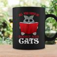 Book Lover Nerd Reading Teacher Bookworm Ladies Cat Graphic Print Coffee Mug Gifts ideas