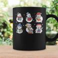Book Lover Teacher Snowman Reading Books Christmas Winter Graphic Print Coffee Mug Gifts ideas