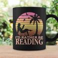 Book Lover Women Girls I'd Rather Be Reading Graphic Print Coffee Mug Gifts ideas