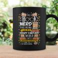 Book Nerd Books Reader Writer Student Teacher Reading Author Graphic Print Coffee Mug Gifts ideas