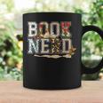 Book Nerd Vintage Floral Aesthetic Leopard Print Graphic Print Coffee Mug Gifts ideas