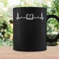 Book Read Books Bookworm HEARTBEAT Book Reading Graphic Print Coffee Mug Gifts ideas